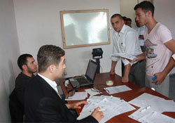 Sağlık taramasından geçtiler