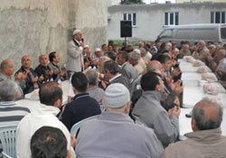 Şehit için mevlit okutuldu