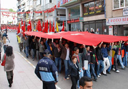 Sinop'ta gençlik yürüyüşü