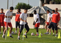 Samsunspor kuvvet çalıştı