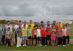 Sporcu çocuklar Ailelerle yarıştı