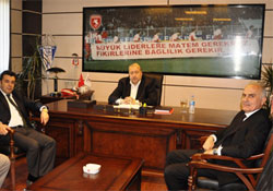 Başkan Kazım Yılmaz'a Halk Bankası'ndan ziyaret