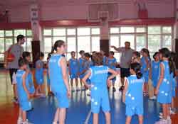 Basketbol okulu'na büyük ilgi