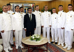 Deniz Astsubay öğrencileri Samsun'da