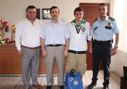 Yiğitcan, ziyarette bulundu