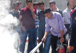 Polis Adayları tatbikatta