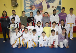 Tekvando kondisyon depoluyor