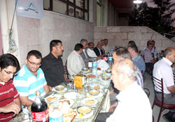 Havza'da kalabalık iftar