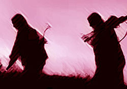 PKK'lılar yol kesti iki kişiyi kaçırdı