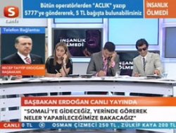 Canlı yayında Afrika'ya 25 milyon TL bağış