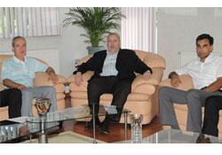 Başkan Yılmaz'a ziyaretler sürüyor