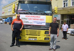 Samsun'dan Somali'ye yardım konvoyu