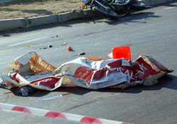 Talihsiz motorcu