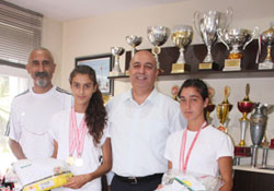 Başarılı atletlerden ziyaret