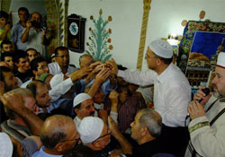 Bafrada Sakal-ı Şerif izdihamı