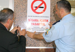 Sigara küllükleri toplandı