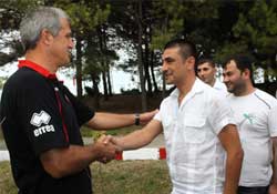 Samsunspor'da bayramlaşma