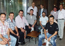 Spor aşığı iki başkan buluştu