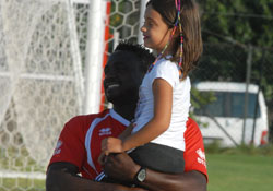 Küçük Yağmur idmana renk kattı