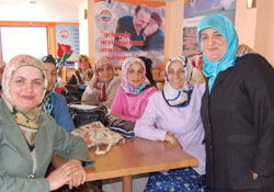 Canik'li hanımlar eğlendi