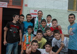 Ahmet Şahin de izledi