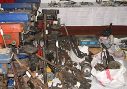 21 silah atölyesine baskın