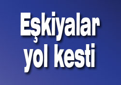 Eşkiya yol kesti