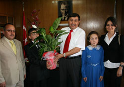 İlk ders başkandan
