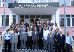 Yeni kaymakam görev başında