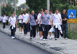 MAÇ SABAHI YÜRÜYÜŞ