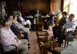 Bafraspor'dan Katırcı'ya ziyaret