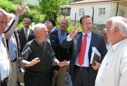 Bafra'da göç düşündürüyor