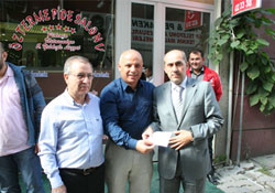 Cengiz'den büyük destek