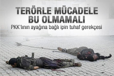 Şemdinli'de karakol önünde parçalanmış PKK cesetleri