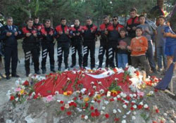 Yunus ekibinin şehide vefası