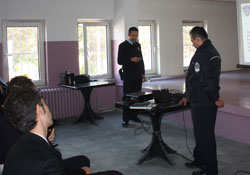 Öğrencilere güvenlik tedbirleri anlatıldı