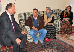 Başkan Burma Şehit evinde