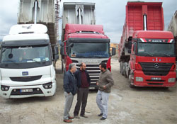 Tırcılar isyan etti