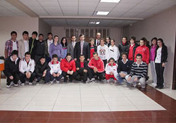 MİLLİ SPORCULAR YEMEKTE BULUŞTU