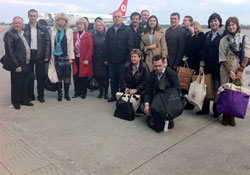 Ukrayna heyeti Samsundan ayrıldı