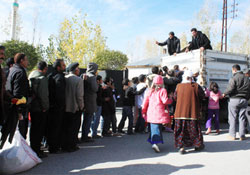 Canik, Erçiş'e yardıma koştu