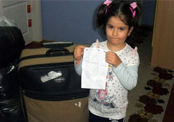 Minik Ayşe'den duygulandıran mektup