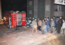 Samsun'da ev yangını