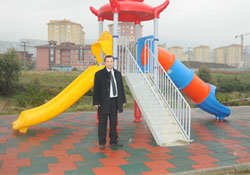 Parklara kauçuk zemin