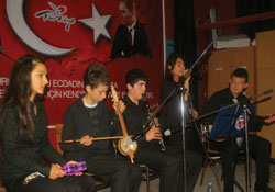 Müzik enstrümanları sergisi