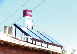 Orman köylüsüne su ısıtma sistemi