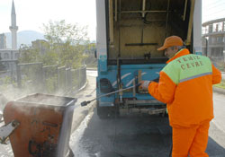 Gazi'de yaz temizliği