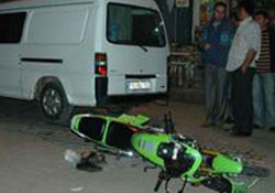 Salıpazarı'nda kaza