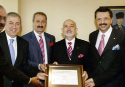 ÇTSO'ya Çağlayan'dan kalite belgesi