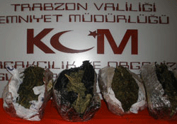 Trabzon'da uyuşturucu darbesi!
